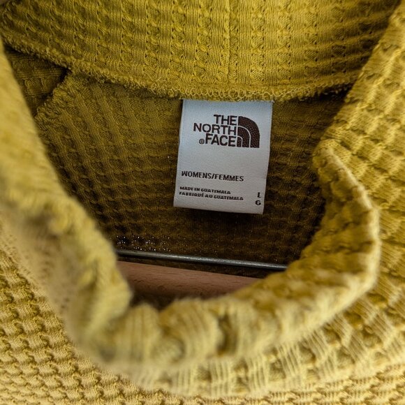 The North Face waffle Mock Neck Chabot Mineral Gold - Picture 5 of 6